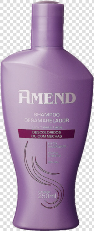 Shampoo Amend Tratamento Da Cor 250ml Cabelos Loiros   Shampoo Cabelos Loiros  HD Png Download
