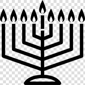 Hanukkah Png   Menorah Clip Art Black And White  Transparent Png