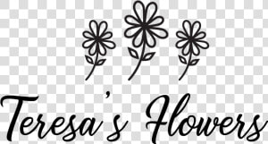 Teresa S Flowers   Calligraphy  HD Png Download