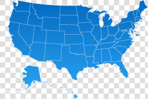 Select A State   Blue Us Map Png  Transparent Png