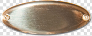 Bright Gold Brass Oval Plate   Wood  HD Png Download