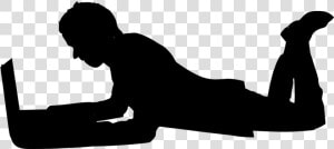 Silhouette  It  Business  Laptop  Man  Notebook  Adult   Man On Laptop Silhouette  HD Png Download