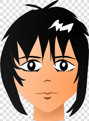 Black Hair Teenager Clip Arts   Illustration  HD Png Download