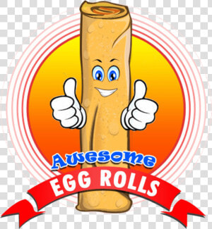 942 Awesome Egg Rolls   Cartoon Egg Roll Clipart  HD Png Download