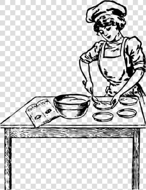 Clip Art Tags   Baking Black And White Clipart  HD Png Download