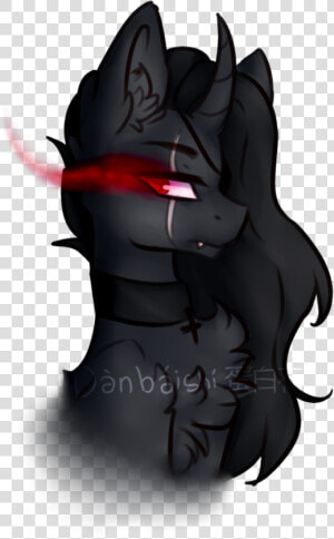 Danbaishi  Bust  Edgy  Eye Scar  Glowing Eyes  Oc    Illustration  HD Png Download