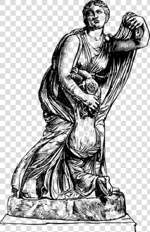 Transparent Zeus Clipart   Greek Statue Clip Art  HD Png Download