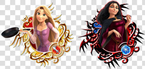 Kh3 Rapunzel Gothel   Khux 7 Star Medal  HD Png Download