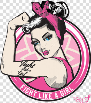 Fight Like A Girl Png  Transparent Png