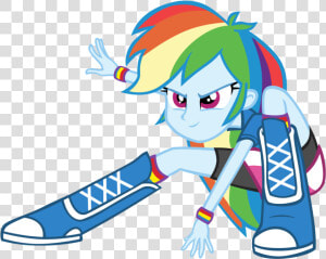 Mlp Equestria Girls Friendship Games Rainbow Dash  HD Png Download