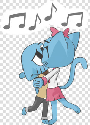 Cartoon Illustration Animated Cartoon Clip Art   Amazing World Of Gumball Fortnite Dances Gif  HD Png Download