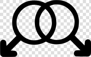 Gay Symbol Png   Simbolo Femenino Y Masculino Significado  Transparent Png