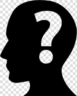Human Head With A Question Mark Inside   Head With A Question Mark  HD Png Download