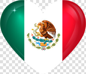 Transparent Corbata Png   Mexico Flag Heart  Png Download