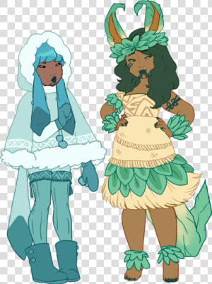 Glaceon Gijinka  HD Png Download