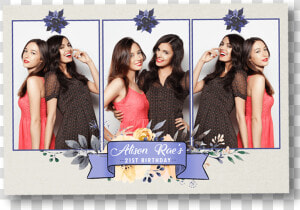 Photobooth Template 21st Birthday  HD Png Download