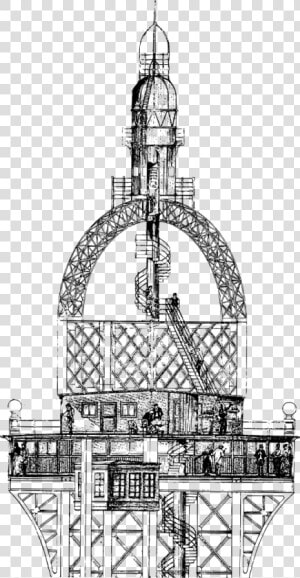 A Torre Eiffel   Technical Drawing  HD Png Download