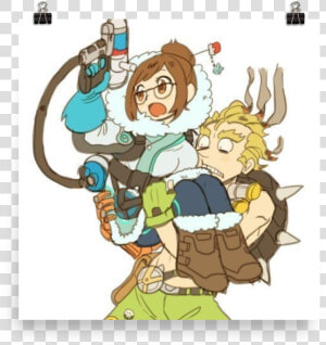 Mei And Junkrat   Overwatch Mei X Junkrat  HD Png Download