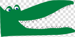 Crocodile  Lizard  Eyes  Green  Mouth  Sharp  Dangerous   Crocodile Cartoon Open Mouth  HD Png Download