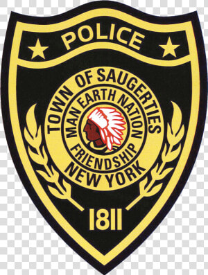 Saugerties Police Patch 2019 Class Img Responsive   Emblem  HD Png Download