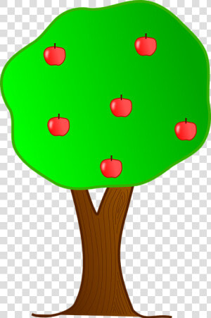 Apples On A Tree Cartoon  HD Png Download