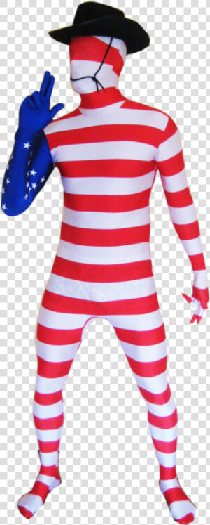 America Morphsuit   Usa Flag Morphsuits  HD Png Download