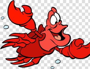 Crabs Clipart Sebastian   Lobster From Little Mermaid  HD Png Download