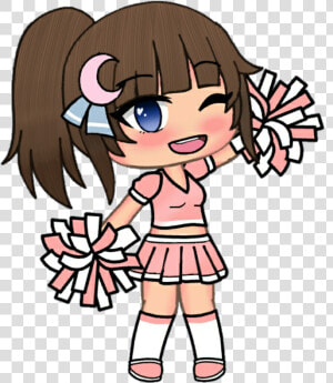 Akko In Her Cheerleading Outfit ♡     Cartoon  HD Png Download