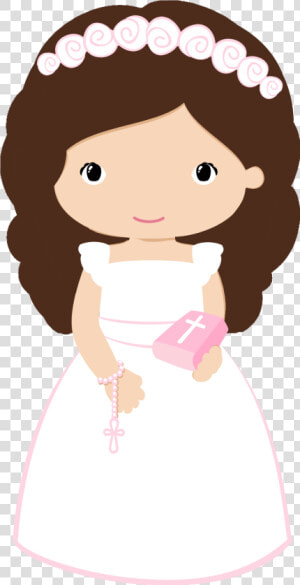 Maria Jose  First Communion  Paper Quilling  Taps    First Holy Communion Girl Clip Art  HD Png Download