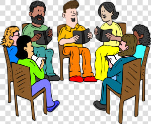 Preston Public Library   Group Of People Talking Clipart  HD Png Download