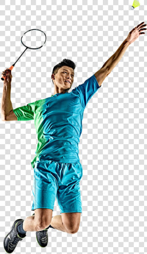Accurate Flight Pattern   Badminton Man  HD Png Download