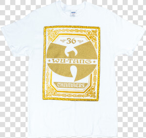 Gold Chambers T Shirt   Gold Wu Tang T Shirt  HD Png Download