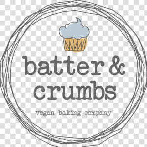 Batter  amp  Crumbs Logo   Cupcake  HD Png Download
