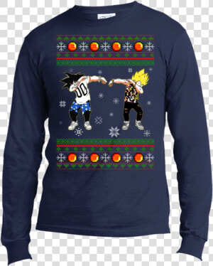 Goku Vegeta Dab Ugly Christmas Sweater   Las Vegas Raiders T Shirt  HD Png Download