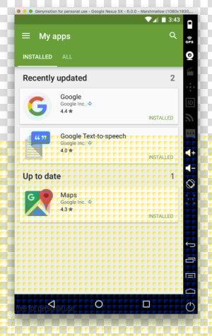 Google Play Store Running In An Emulator   Play Store In Android Emulator  HD Png Download