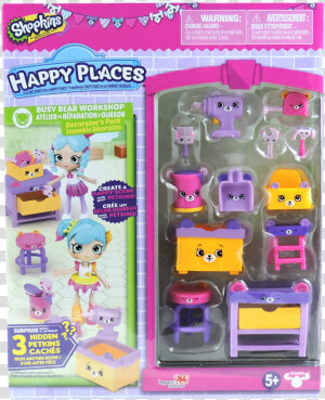 Shopkins Happy Place Busy Bear Workshop  HD Png Download