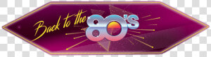 Back To The 80 S   Back To The 80s Banner  HD Png Download
