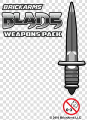 Brickarms® Blade Weapons Pack   Throwing Knife  HD Png Download