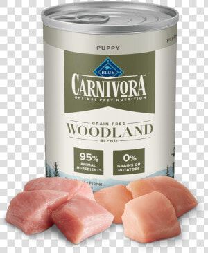 Blue Carnivora Puppy Protein rich Woodland Blend Recipe   Grain Free  HD Png Download