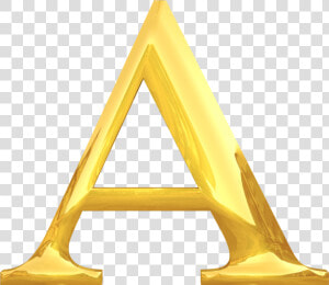 Angle triangle yellow   Huruf Abjad  HD Png Download