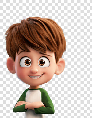Brown Hair Cartoon Character Boy Cartoon   Transparent   Brown Hair Cartoon Characters  HD Png Download