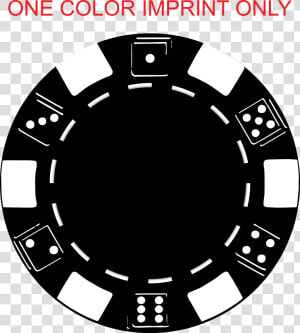 The Design Is Outside The Printing Area   Striped Dice Green Poker Chip  HD Png Download