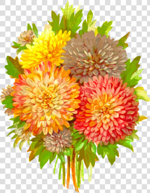 September Flower Aster Png  Transparent Png
