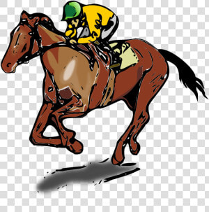 Clipart Horse Printable   Race Horse Clip Art  HD Png Download