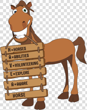 Cartoon Picture Of Horse   Horse Volunteering Cartoon  HD Png Download