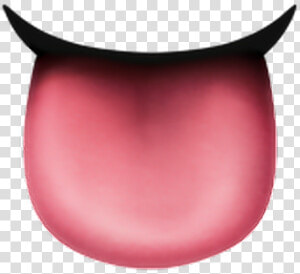  lengua  emojis  pink  rosado  hot   Emoji Tongue  HD Png Download