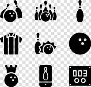 Pins Vector Icon   Bowling Icons  HD Png Download