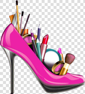 And Fashion Shoes Wallpaper Illustration Mac Cosmetics   Stiletto Clipart  HD Png Download