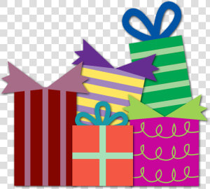 Vector Present Happy Birthday   Clipart Birthday Gift Png  Transparent Png