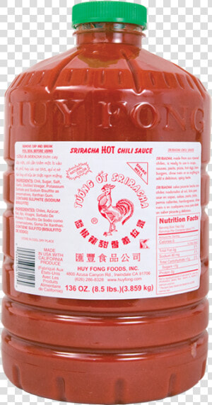 Sriracha 8 5 Lbs  HD Png Download